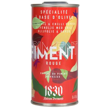 Масло оливковое Bremond Fils Extra Virgin с перцем чили 250мл - купить, цены на КОСМОС - фото 1