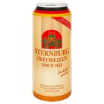 Пиво Sternburg 0,5 л з/б Wheat beer 4,8% И632
