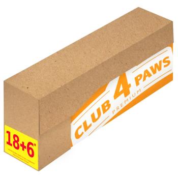 Корм влажный Club 4 Paws Premium с телятиной для кошек 18+6шт х 85г - купить, цены на MasterZoo - фото 3