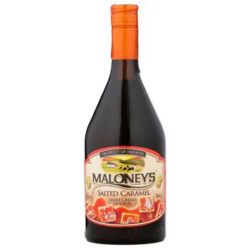 Лікер Maloney's Salted Caramel 17% 0.7л - купити, ціни на AlcoHub - фото 1