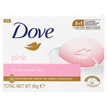 Крем-мыло твердое Dove Pink 90г - купить, цены на Auchan - фото 2