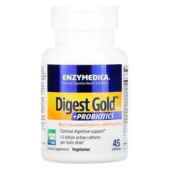 Enzymedica Digest Gold + Probiotics Digestive Enzymes and Probiotics 45 capsules - buy, prices for Biotus - photo 1