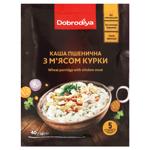 Dobrodiya Wheat Porridge with Chicken 40g