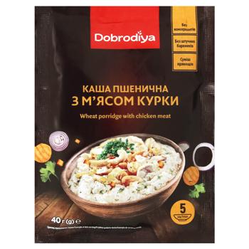 Dobrodiya Wheat Porridge with Chicken 40g