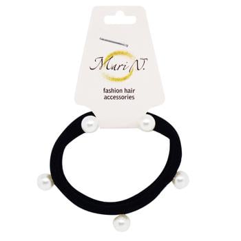 Mari N Microfiber Elastic Band with Ball Decoration - buy, prices for NOVUS - photo 2