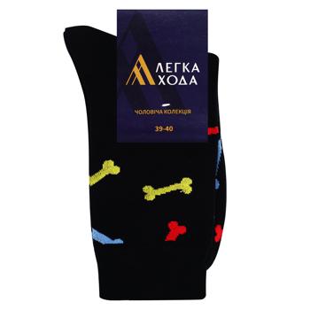 Legka Choda Black Men's Socks 25s - buy, prices for - photo 1