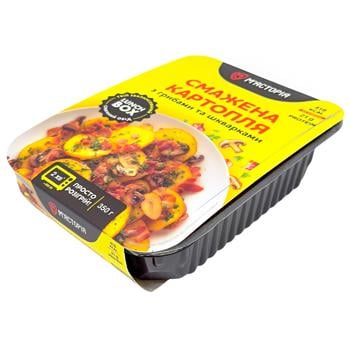 Картопля М'ясторія смажена з грибами та шкварками 350г - купити, ціни на КОСМОС - фото 3