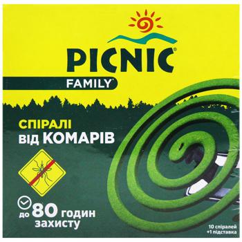 Picnic Family Spirals against Mosquitoes with Stand 10pcs - buy, prices for Auchan - photo 2