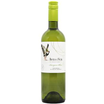 Вино Aves Del Sur Sauvignon Blanc белое сухое 12% 0.75л - купить, цены на МегаМаркет - фото 1