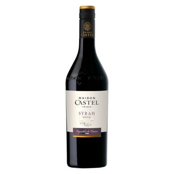 Вино Maison Castel Syrah червоне напівсухе 13% 0,75л - купити, ціни на МегаМаркет - фото 1