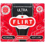 Fantasy Flirt Ultra Soft&Dry Sanitary Pads 10pcs