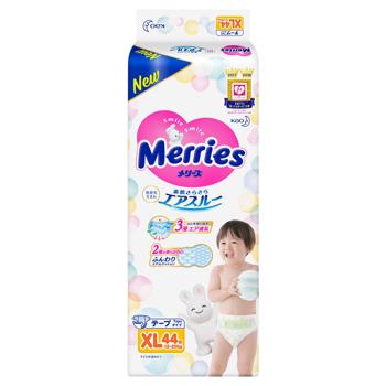 Merries Babie's Diapers XL 12-20kg 44pcs - buy, prices for COSMOS - photo 1