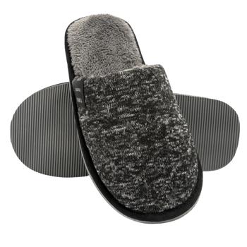 Капці домашні чоловічі HS-OZ melange чорні р.40-41 Twins, пара - buy, prices for Ideal - photo 1