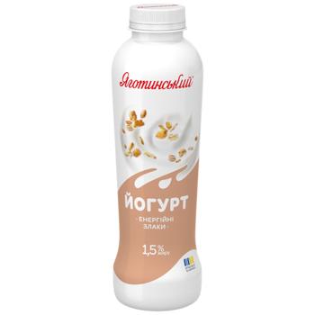 Йогурт Яготинський Енергійні злаки 1,5% 520г - купити, ціни на NOVUS - фото 1