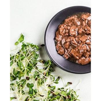 Savory Kitten упаковка вологого корму для кошенят 22 шт х 85 г - лосось та морква - купить, цены на MasterZoo - фото 2