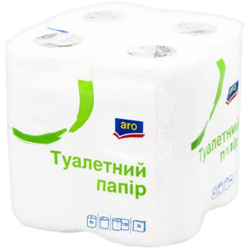 Туалетний папір Aro 2-шаровий 135 листів 8шт - купити, ціни на METRO - фото 2