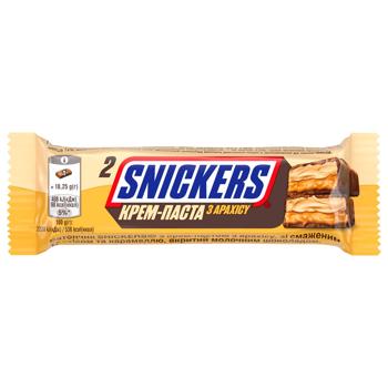 Батончик Snickers Creamy Peanut Butter с арахисовым маслом 36,5г - купить, цены на КОСМОС - фото 1