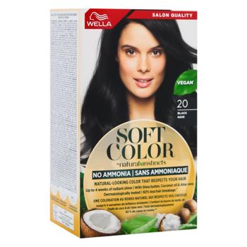 Фарба для волосся Wella Soft Color Чорний 20 - купити, ціни на - фото 4