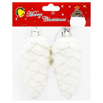 Set of Christmas Decorations 9.5x4.5cm 2pcs - buy, prices for - photo 1