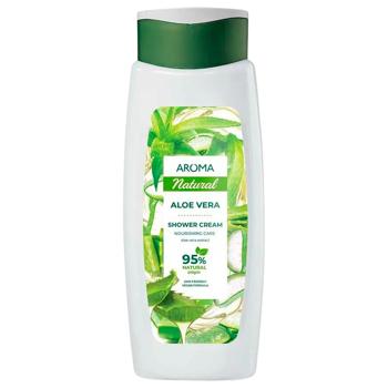 Гель для душу Aroma Natural Алоє вера 400мл - купити, ціни на КОСМОС - фото 1