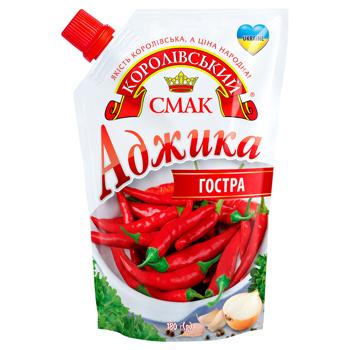 Аджика Королевский вкус острая 180г - купить, цены на NOVUS - фото 1