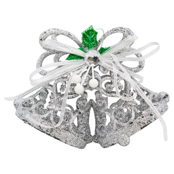 Silver Bells Decoration 13*10*3.5cm YE497S - buy, prices for - photo 1