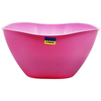 Ekodeo Wave Pink Salad Bowl 5l