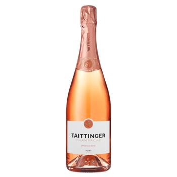 Taittinger Prestige Rose Brut Champagne 12.5% 0.75l - buy, prices for MegaMarket - photo 1
