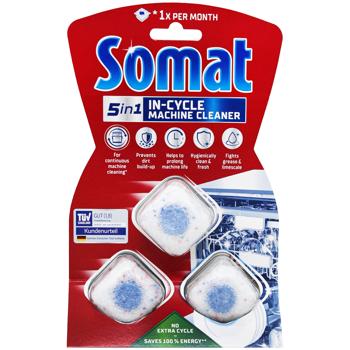 Somat Machine Cleaner Dishwasher Tablets 3pcs