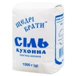 Соль Щедрые братья каменная 1,5кг