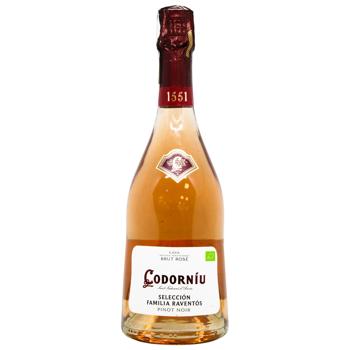 Codorniu Raventos Seleccion Rose Brut Sparkling Wine 12% 0.75l - buy, prices for ULTRAMARKET - photo 1