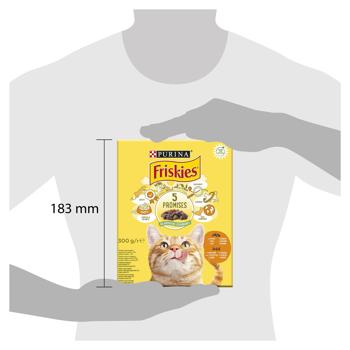 Friskies Dry Feed with Chicken and Vegetables for Adult Cats 300g - buy, prices for - photo 3