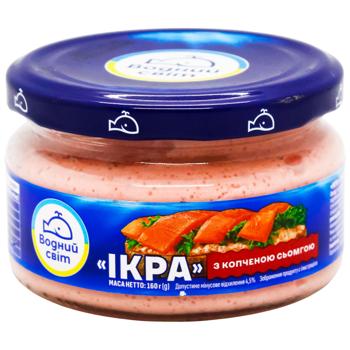 Vodnyi Svit Caviar with Smoked Salmon 160g - buy, prices for COSMOS - photo 1