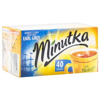 Minutka Earl Grey Black Tea 1.4g*40pcs - buy, prices for METRO - photo 4