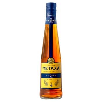 Бренді Metaxa 5 років 38% 0,5л - купити, ціни на NOVUS - фото 1