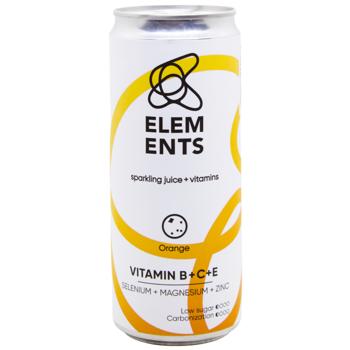 Напиток газированный Elements со вкусом апельсина 0,33л - купить, цены на WINETIME - фото 1