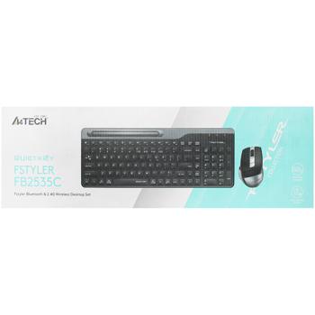 Комплект A4Tech FB2535CS Smoky Grey бездротовий - купити, ціни на Auchan - фото 1