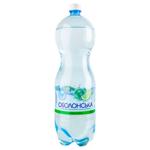 Obolonska Lime and Mint Flavored Strong Carbonated Mineral Water 2l