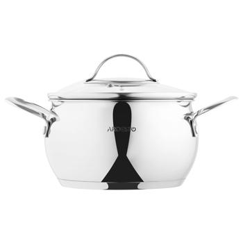 Каструля Ardesto Apple зі скляною кришкою 3л