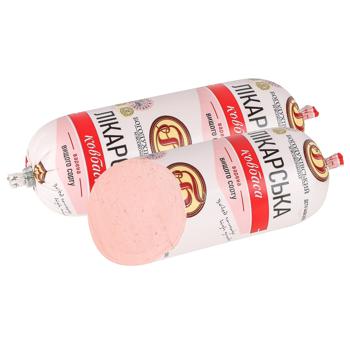 Ковбаса Богодухівський МК Лікарська варена вищий сорт - купити, ціни на Чудо Маркет - фото 1