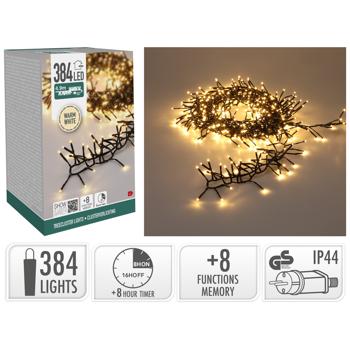 Koopman Electric Garland-Cluster 384 LED 7.9m Warm White - buy, prices for Tavria V - photo 1