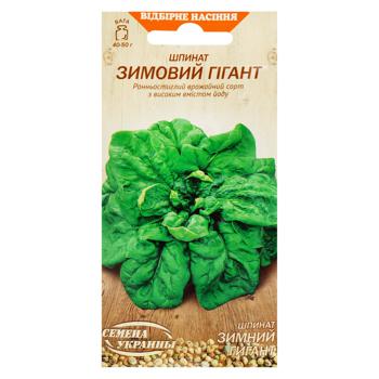 Semena Ukrayny Winter Giant Spinach Seeds 2g - buy, prices for NOVUS - photo 1