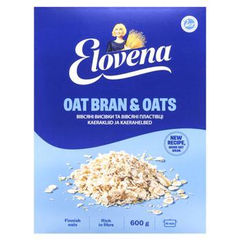 Elovena Oat Flakes with Oat Bran 600g - buy, prices for - photo 3