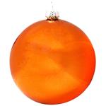 Bezant Orange Christmas Tree Ball 7cm