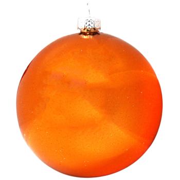 Bezant Orange Christmas Tree Ball 7cm - buy, prices for Auchan - photo 1