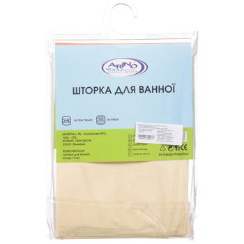 Шторка Arino для ванной бежевая 180x180см - купить, цены на Таврия В - фото 2