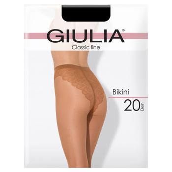 Колготки жіночі Giulia Bikini Nero 40 Den розмір 3