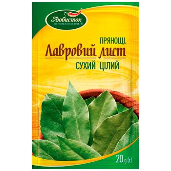 Ljubystok Selective Dry Bay Leaf 20g - buy, prices for MegaMarket - photo 1