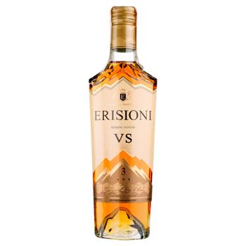 Коньяк України Erisioni VS 3 роки 40% 250мл - купити, ціни на AlcoHub - фото 1