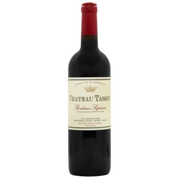 Вино Chateau Tassin Bordeaux Superior червоне сухе 0.75л